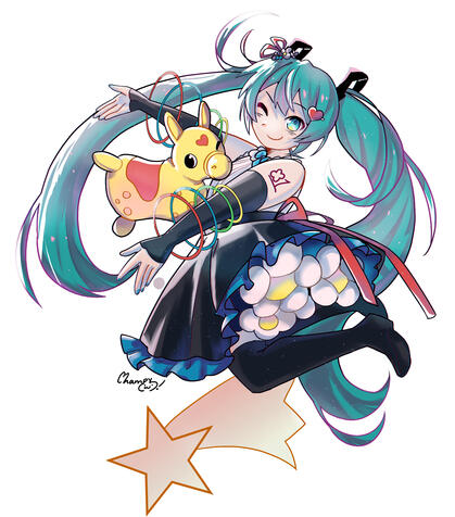 Rody Horse x Miku - Fanwork